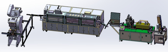 40ppm 18650 19200pcs Silindrik Pil Üretim Hatı