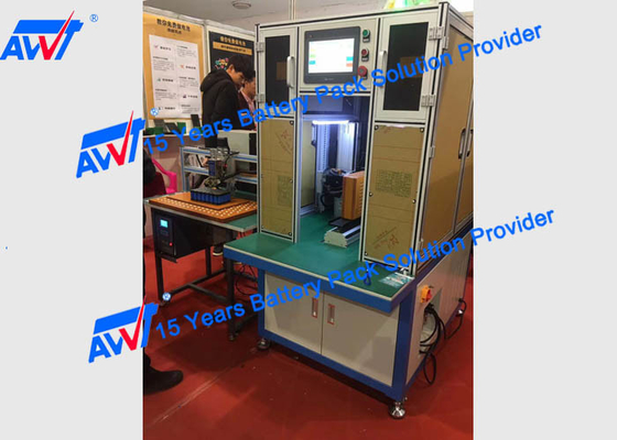 AWT Otomatik Lityum Pil Nokta Kaynakçı Çift Taraflı 18650 32650 HDL6030 Pnömatik 2800-3500pcs / Hrs 380V 5000A